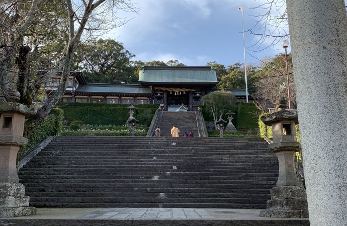 長崎諏訪神社の階段とお祭り・御朱印